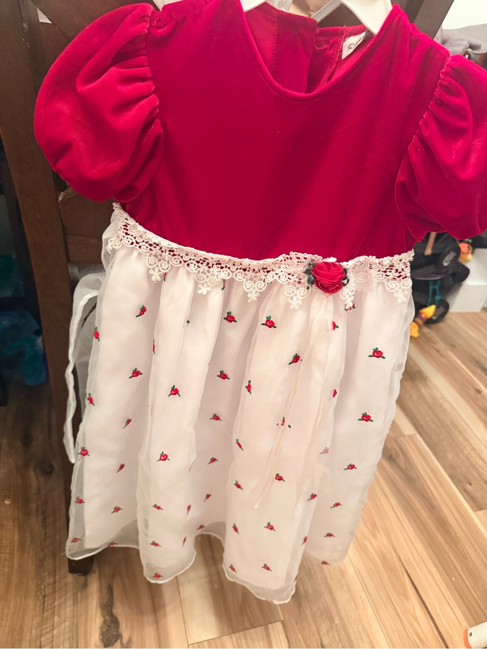 Pretty girls red dress